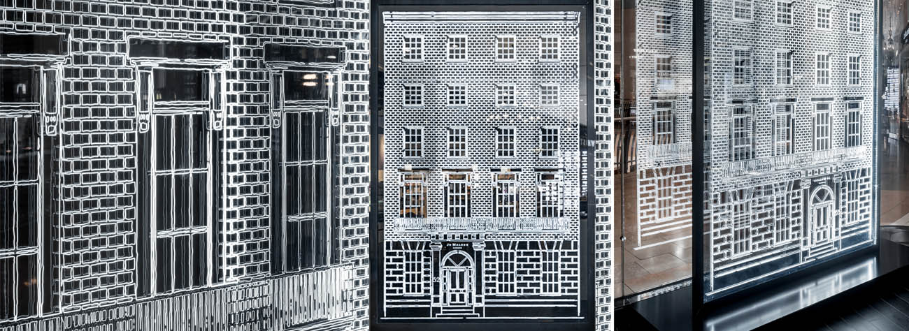 A Jo Malone townhouse design window