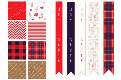 Prop Studios designed bespoke gift tags and ribbons for the festive instore design scheme for Hyundai department store