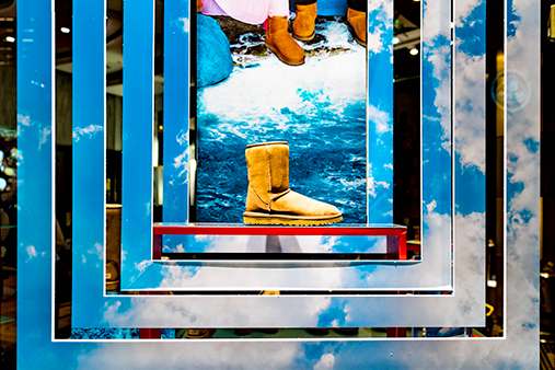 UGG 40th Anniversary Campaign | Selfridges Windows Display 3 | Prop Studios